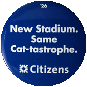 2026 Citizens Bank Northwestern Button